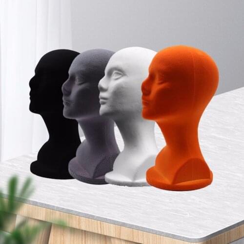Practical Mannequin Head Foam Female Mannequin Heads For Wigs Glasses Cap Display Holder Scarf Props Display Stand Mannequin
