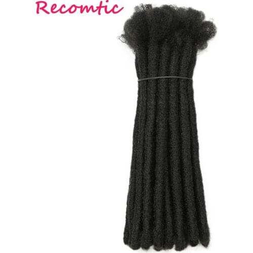 Recomtic 10inch Dread Locs Synthetic Hair Colore Handmade Crochet Hair Extensions Intrecciare I Capelli