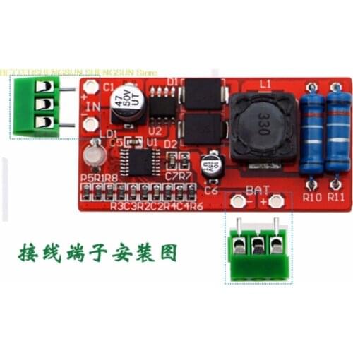 3.6V/4.2V/7.2V/8.4V/10.8V/12.6 rechargeable lithium battery solar controller CN3722