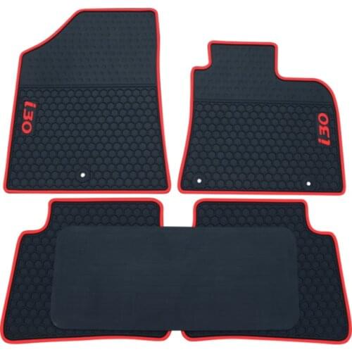 Special rubber car floor mats for Hyundai I30 right hand drive durable waterproof cargo liner boot carpets for I30 RHD 5seats