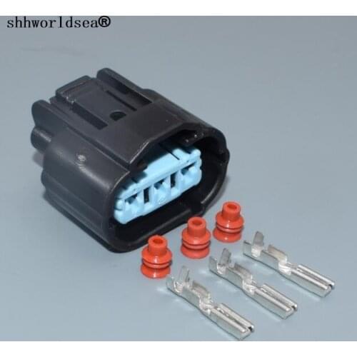 Worldgolden 1/2/5/30/100sets 3pin for Honda K-Series 05-06 Vehical Speed Sensor plug harness car electrical connector 6189-0596