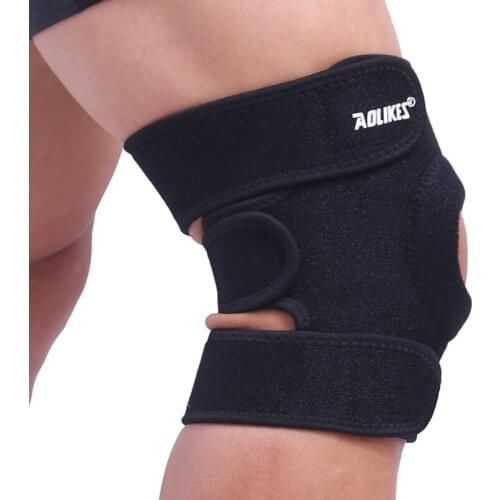 1 Pc Elastic Support Comfortable Brace Knee Pad Adjustable Patella Safety Guard Strap For Basketball