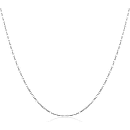 10pcs 18inch+2inch extender 316L surgical Stainless steel 1.5mm Width thin curb chain locket pendant chains necklace