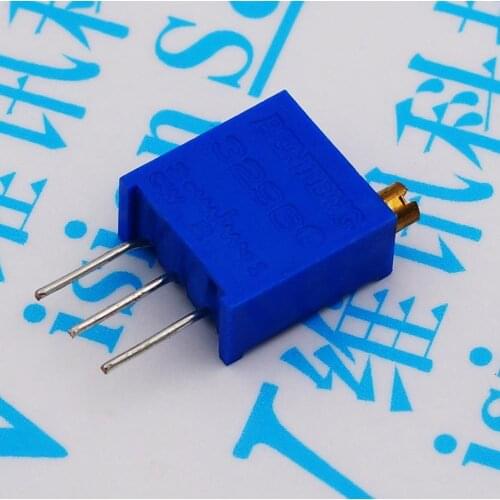 10pcs/lot 3296W-1-103LF 3296W 103 10K ohm Top regulation Multiturn Trimmer Potentiometer High Precision Variable Resistor