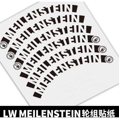 700C 38/50mm Road bicycle reflective rim sticker cycle road wheels decal fo rlightweight meilenstein carbon wheel