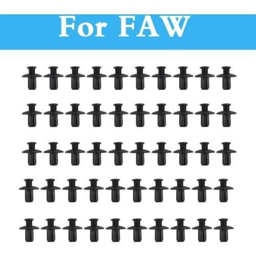8mm Car Plastic Rivet Fasteners Bumper Mudguard Expansion Clips For FAW V2 V5 Vita Besturn Besturn B50 B70 Besturn X80 Jinn Oley