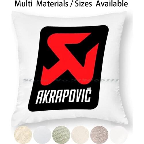 Akrapovlc Pillow Case Throw Pillow Cover Cotton Linen Flax Racing Racer Helmet Bike Lover Rider Motorcycle Car Guy Car