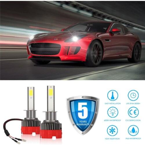 Car Lights H1 LED H7 20000LM H11 LED Lamp for Car Headlight Bulbs H1 H8 H9 9005 9006 HB3 HB4 Turbo H7 LED Bulbs 12V 24V