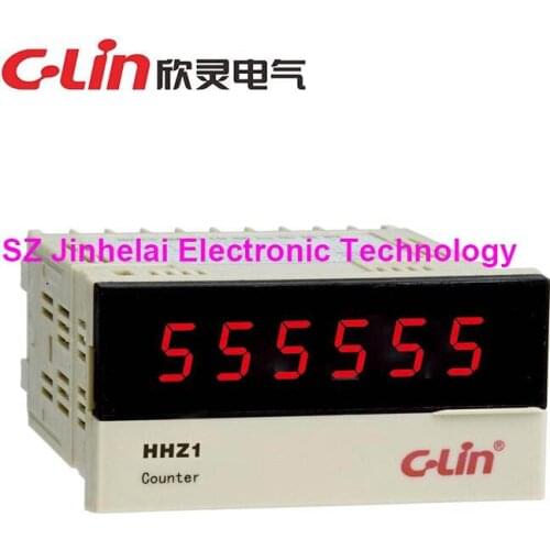 C-Lin HHZ1 New and original Digital display count relay,Tachometer,Pulse signal input AC220V