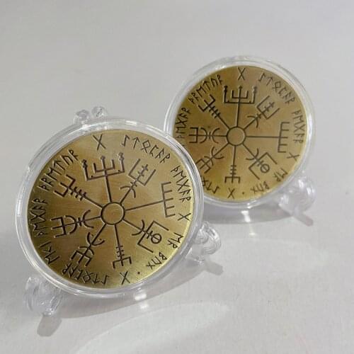 Solomon Double Magic Commemorative Coin Constellation Geomancy Lucky Sun Moon Bright Wish Coin Customized