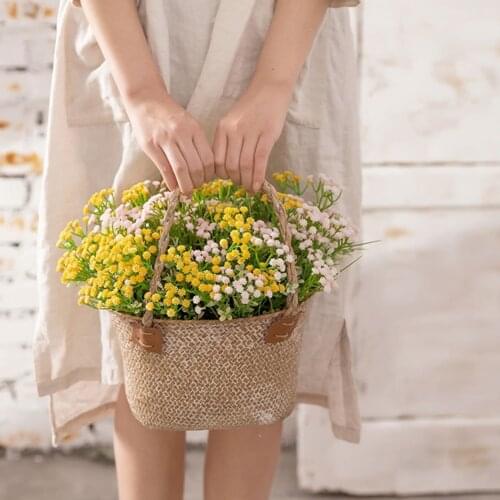 Gypsophila Artificial Flowers White Branch High Quality Fake Flowers Bouquet Home DIY Wedding Living Room Decoration Decor