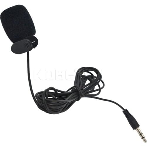 Kebidumei 2017 New Mini 3.5mm Hands Free Clip On Mini Mic Microphone For PC Notebook Laptop MSN