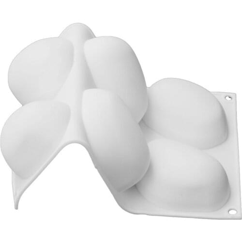 Round Stone Shape Silicone Cake Mold Plaster Concrete Dessert Mousse Baking Form Mold DIY Soap Moulds Cake Decorating Tool