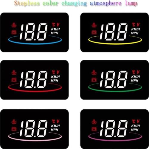 L2 HUD Digital Display Multifunctional Plug and play OBD2 Compact Diagnostic Scanner for Car 8cmx4.5cmx1.3cm