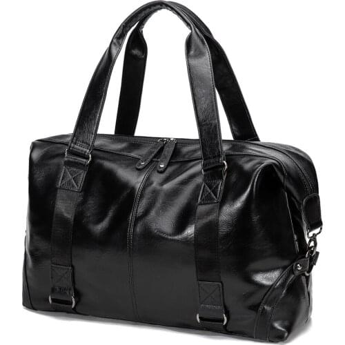 2021 New PU Mens Handbag Fashion Casual Messenger Shoulder Bag Travel Bag Large Capacity Luggage Bag travel totes organizer sac