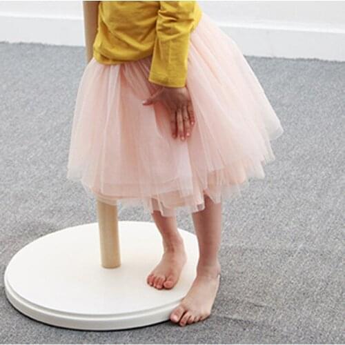 New Baby Kids Girls Dancewear Cute Chiffon Tutu Full Pettiskirt Princess Skirt 2-7y toddler girls summer clothing