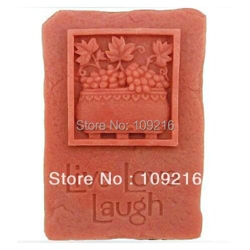 Wholesale!!! 1pcs LIVE LOVE LAUGH (zx727) Silicone Handmade Soap Mold DIY Mold