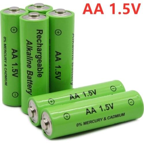1-20PCS AA 3000MAH 1.5v premium battery 1.5v battery rechargeable Ni-MH Rechargeable Battery 2A Baterias for Camera Flashlight