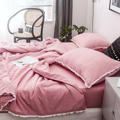 Simple luxury summer quilted quilt Air condition quilts pillowcase single double queen king size bed Comforter #s