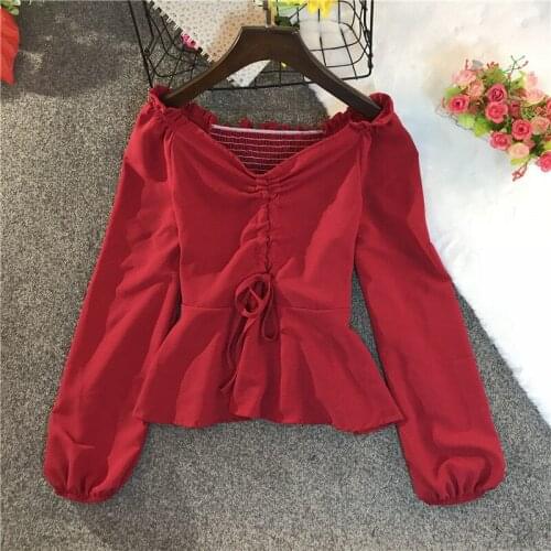 Skyenunim Short Sleeve Blouses