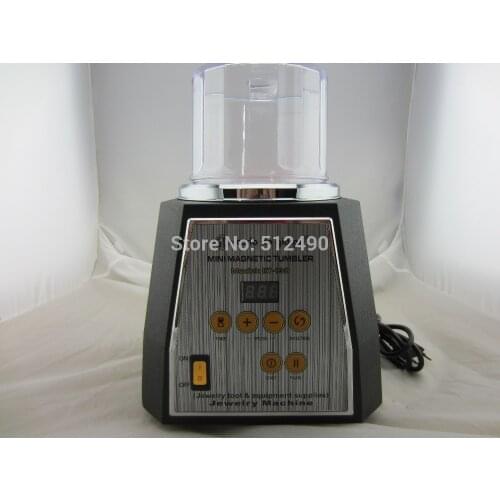 Kt130magnetic tumbler for jewelry jewelry polishing machine magnetic rotary tumbler jewelry rock tumbler diamond polishing motor