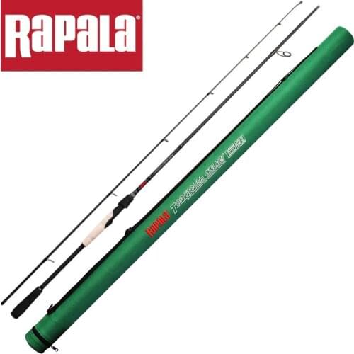 100% Original Rapala Brand TOPMOUTH CULTER Carbon lure Fishing Rod M Ml Power 2.25m 2.58m 2 Segment Bait Casting Spinning Rod
