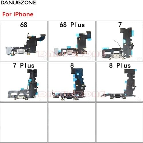 USB Charging Dock Connector Charge Port Socket Jack Plug Flex Cable For iPhone 6S Plus 7 8 7Plus 8Plus 4.7 5.5 inch