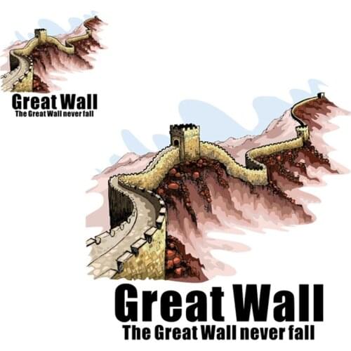Great Wall Patches For Clothes Thermal Sticker On Clothing Iron On Patches Stickers For T-Shirt Diy Heat Transfer