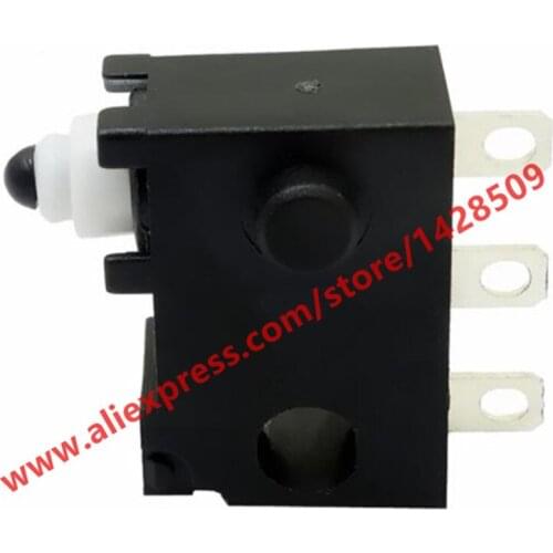 2pcs Waterproof Micro Switch 3 Hole Bonding Wire Point Contact Adaptor Replacement Reset Switch Connector