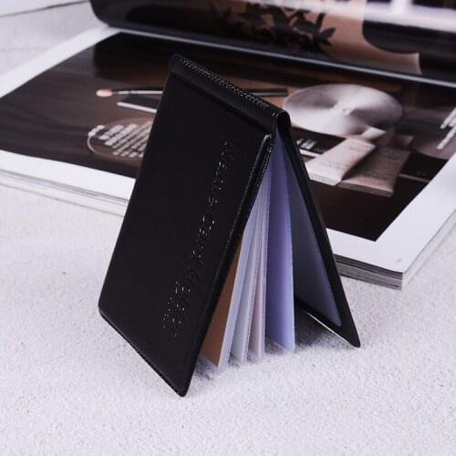 1PC Black PU Leather 40 Cards ID Credit Card Holder Book Case Keeper Organizer Passport Credit Card Case Business Vintage Bag