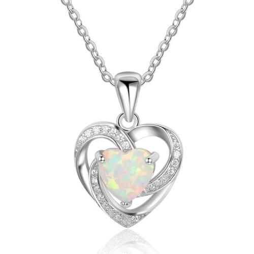 2019 new fashion jewelry , romantic lovely angel heart necklace , women 's party , wedding use and best gift to girlfriend
