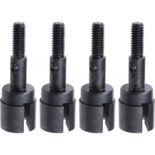 4pcs HSP 02033 Steel Stub Axle For 1/10 Redcat Volcano EPX / Pro Upgrade Parts Monster Truck BRONTOSAURUS Replacements
