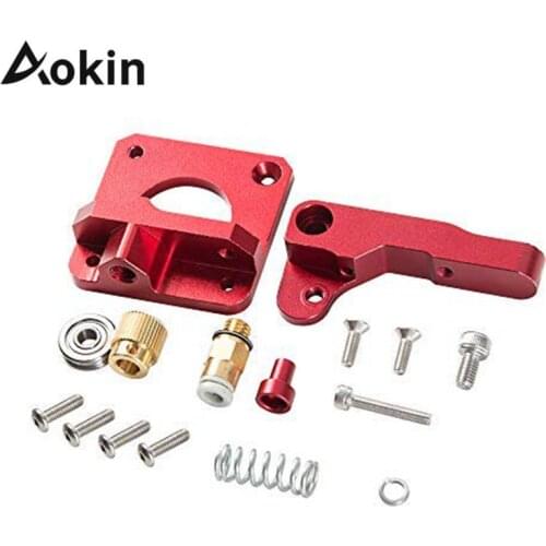 Aokin 3D Printer Red Metal MK8 Extruder Aluminum Alloy Block Bowden Extruder 1.75mm Filament For Ender 3 3pro Ender-5 CR-10