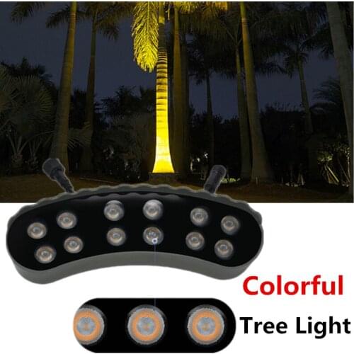 Colorful Light Corrugated Tree Light Courtyard Lighting Xmas Lights Outdoor Pillar Lamp Landscape Lamp Garden Decoration Lights