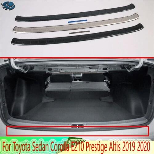 For Toyota Sedan Corolla E210 Prestige Altis 2019 2020 rear bumper protection window sill outside trunks decorative plate pedal