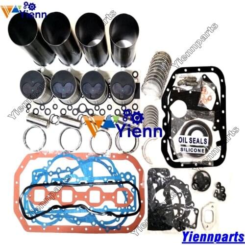 For ISUZU 4BD2 Overhaul Rebuild Kit Piston Ring Gasket Bearing Valve Set SBR FBR YBR Truck 4BD2 4BD2T Diesel Engine Parts