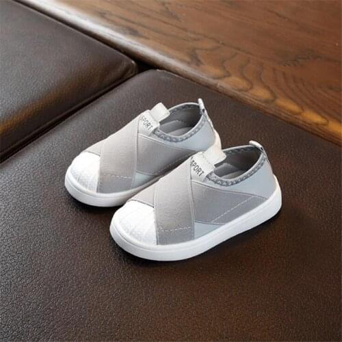 Spring Autumn Kids Shoes Baby Boys Girls Children Casual Sneakers Breathable Soft Anti-Slip Running Sports Shoes Size 21-30