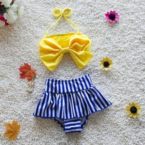 Summer Baby Girl Swimwear Folwers Swimsuit Cape 2 Pieces Children Swim Suits Swimming Sets Beach Bikini Dress Kids Swimwear Drop