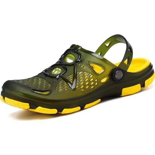 Outdoor Massage Anti-slip Walking Beach Flip Flops Garden Men Shoes Summer Fashion Beach Slippers Sapatos Zapatos Hombre