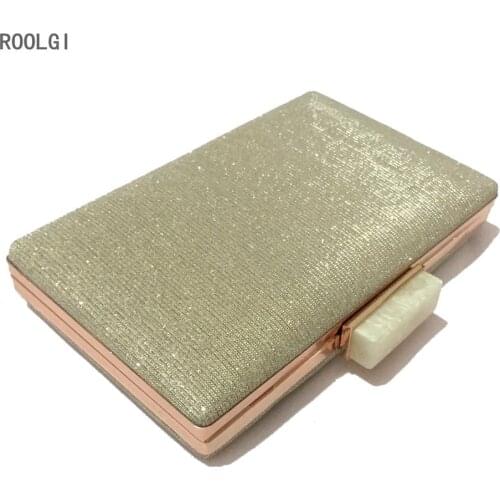 Fashion champagne gold Women Clutch Bag Wedding Party Evening Bag Personality Shiny Diagonal Bag Wallet 2020 new