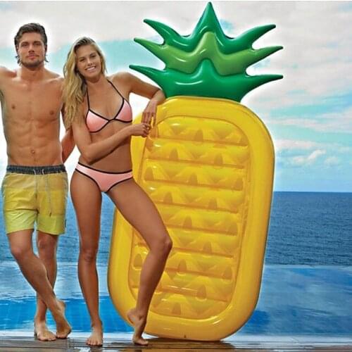 Inflatable Air Mattress bed outdoor giant Floats Pineapple Lilo pad Lounger Large Beach Pool Float Raft waterproof camping toys