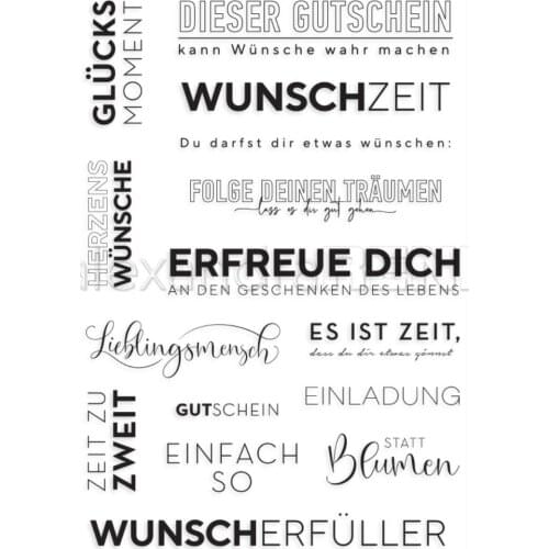 German Clear Stamp Transparent seal for DIY scrapbooking/Card Making c632