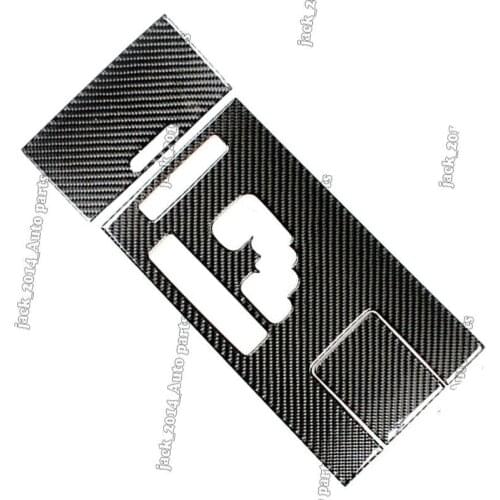 Carbon Fiber Gear Shift Box Panel Cover Trim 3pcs For LEXUS IS250/300 2006 2007 2008 2009 2010 2011