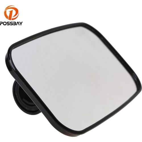 POSSBAY 1Set UTV Rear view Mirrors Accessories Parts With Mounting Clamps Universal for Most UTV Scooters Rear Side Mirror