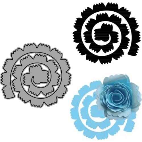 Cutting Dies Beautiful Flowers Shape To Decoration For DIY Scrapbooking Embossing Album Paper Cards Dies 2021 New