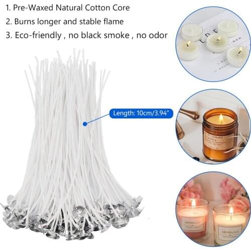 Candle Making Supplies Craft Jars Pot Arts Tin Handmade Wicks For Party Supplies Tools Stickers DIY Supplie Melting Cotton Wicks