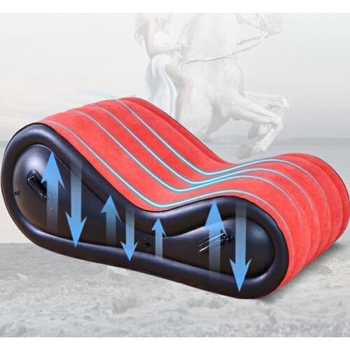 Sex Red Inflatable Pillow Sofa Bed Chair Furniture Toys for Couples Two Adults Lovely Bdsmm Games Erotic Products Supplies Shop