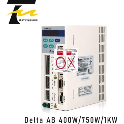 Delta AC 100-230V Servo Motor 400W AB Series ASD-A0421-AB Use For Automated Industry