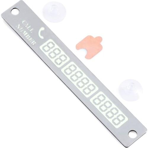 Luminous Car Styling Phone Number Card For VW Passat CC B6 B7 Golf 4 5 6/Jetta MK5 MK6/Scirocco /Touareg/Tiguan/Skoda Octavia
