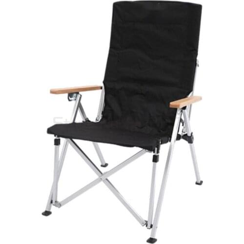Outdoor portable folding recliner fishing backrest leisure chair aluminum alloy beach chair